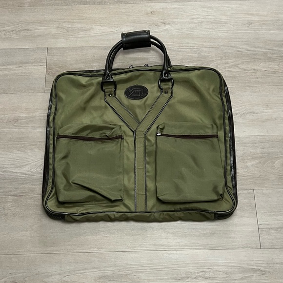 Vintage 80s 90s YSL Yves Saint Laurent Suit Bag Garment Bag - Picture 4 of 13